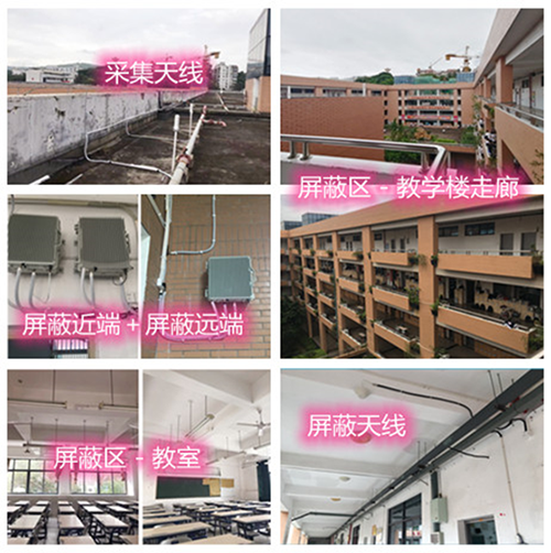  云和某中学考场屏蔽案例（数字信令级）